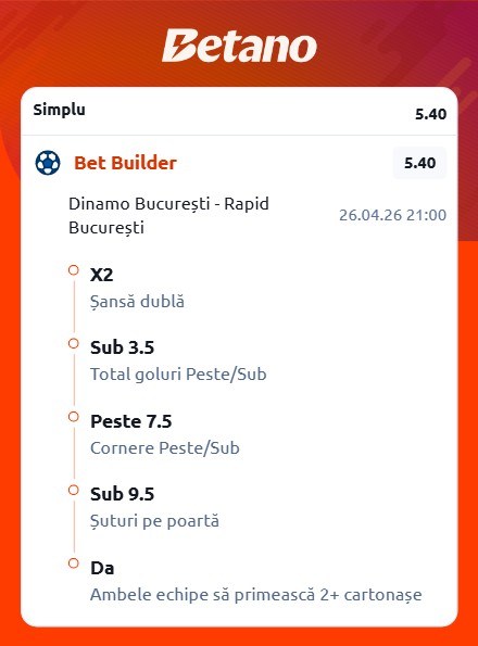 ponturi pariuri dinamo rapid