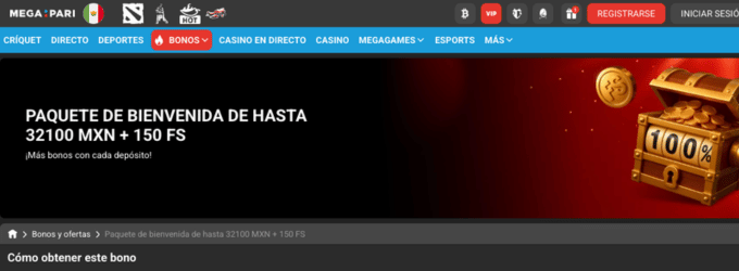 Megapari México: mejor casino online