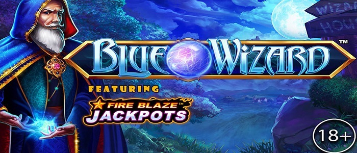 Fire Blaze Blue Wizard PowerPlay Jackpot