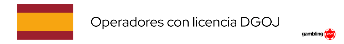 Bandera de España con el logo de Gambling.com: mejores casinos online España