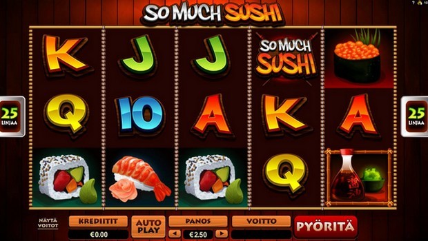 So Much Sushi kolikkopeli