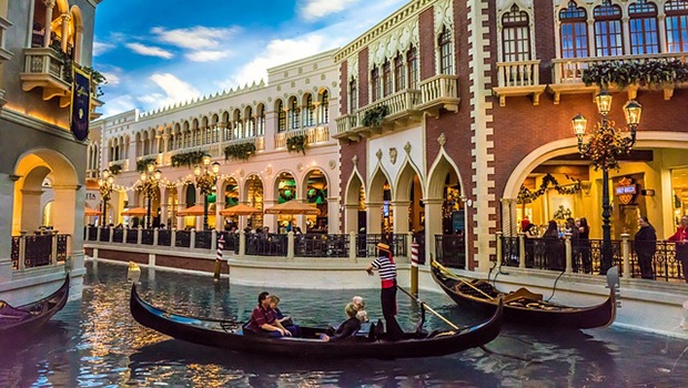 Gondelfahrt im The Venetian Hotel