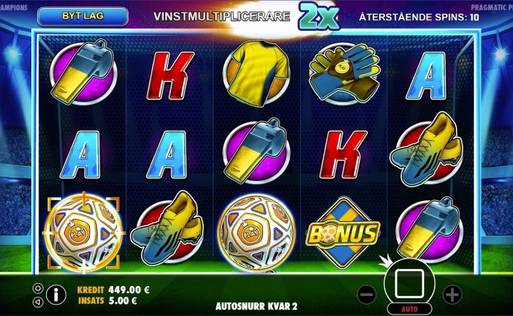 The Champions spelautomat