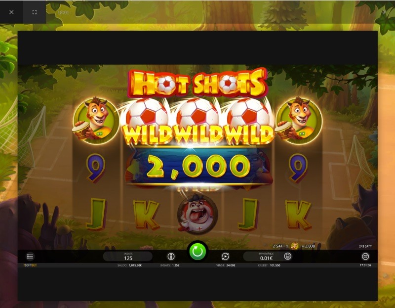 Delta i Hot Shots turnering och spela om 80 000 kronor hos casino i mobilen