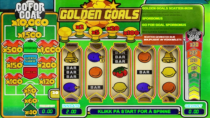 Golden Goals fra Microgaming