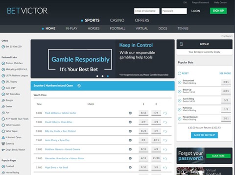 Betvictor casino free spins slots