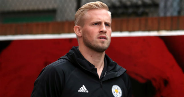 Leicester City goalkeeper Kasper Schmeichel