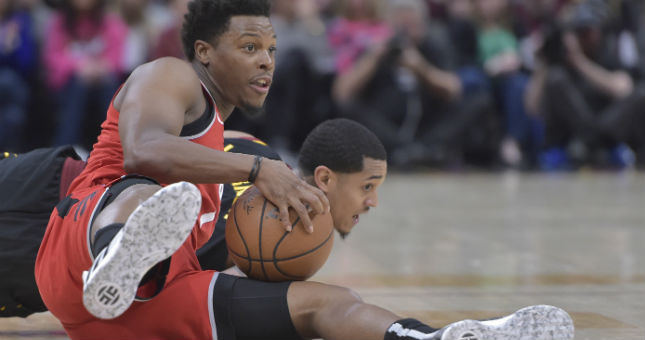 Kyle Lowry has been dealing with a bad ankle at the worst possible time.