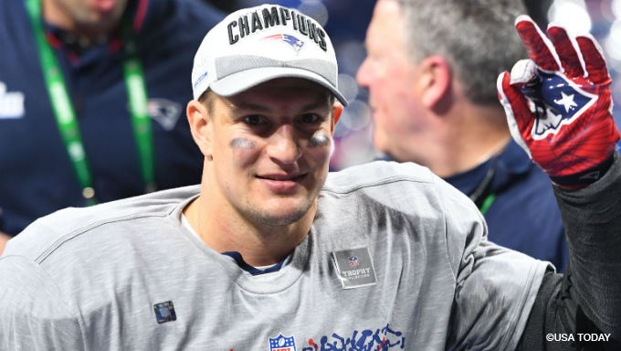 Why Gronk Retiring Doesn't Shift Patriots Super Bowl Odds Why Gronk Retiring Doesn't Shift Patriots Super Bowl Odds