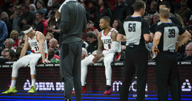 Teammates were stunned and saddened at the extent of the leg injury suffered by Jusuf Nurkic.