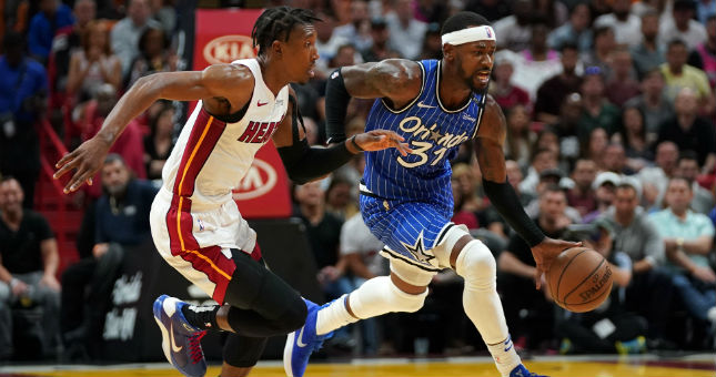 The Orlando Magic took the Southeast Division lead on Tuesday by defeating the Miami Heat.