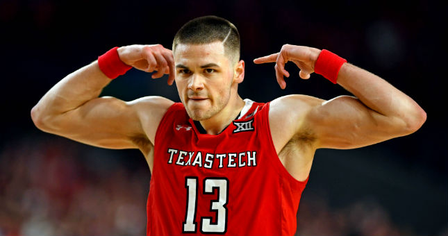 Texas Tech guard Matt Mooney reacts after a play during the second half against Michigan State.