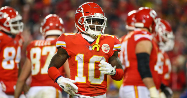The uncertain future of Tyreek Hill has caused the Chiefs’ odds to fall.