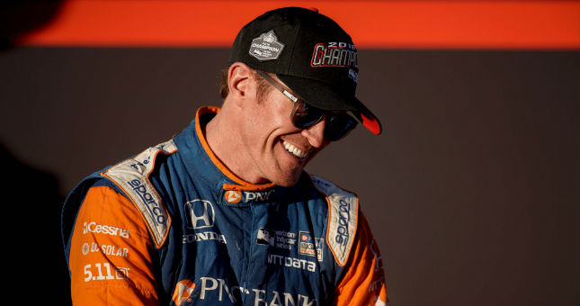 Five-time IndyCar Series champ Dixon won the Indy 500 in 2008.