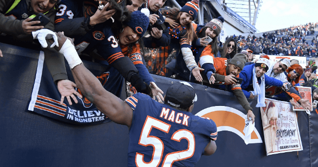 Khalil Mack returned the Bears to their fabled Monsters of the Midway status last season.