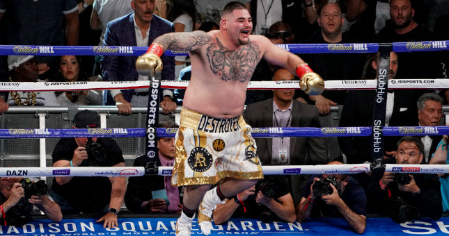 Ruiz had good reason to jump for joy and so did his bettors.
