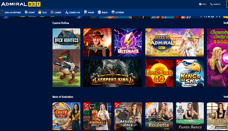 Admiralbet casino online