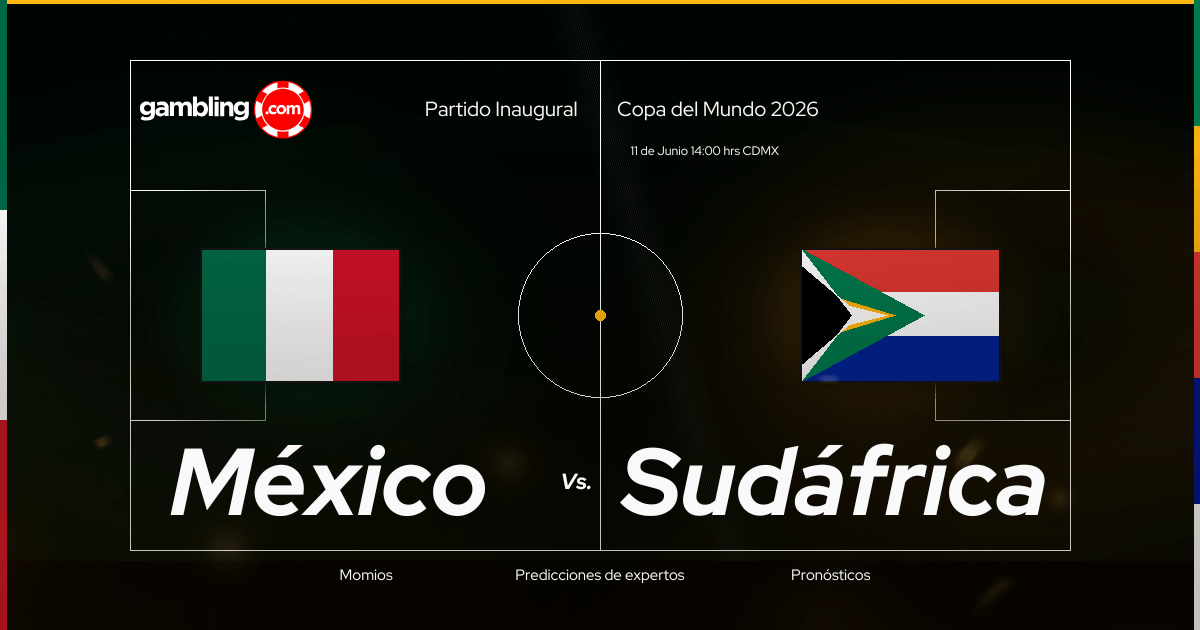 Apuestas México vs Sudáfrica Mundial 2026