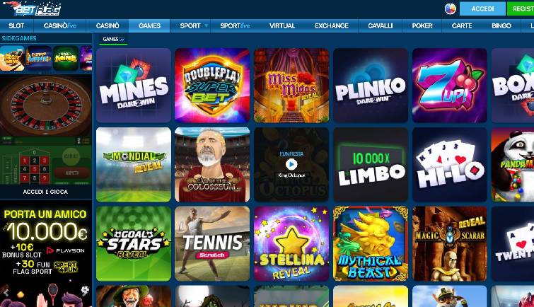 Giochi di Betflag Casino