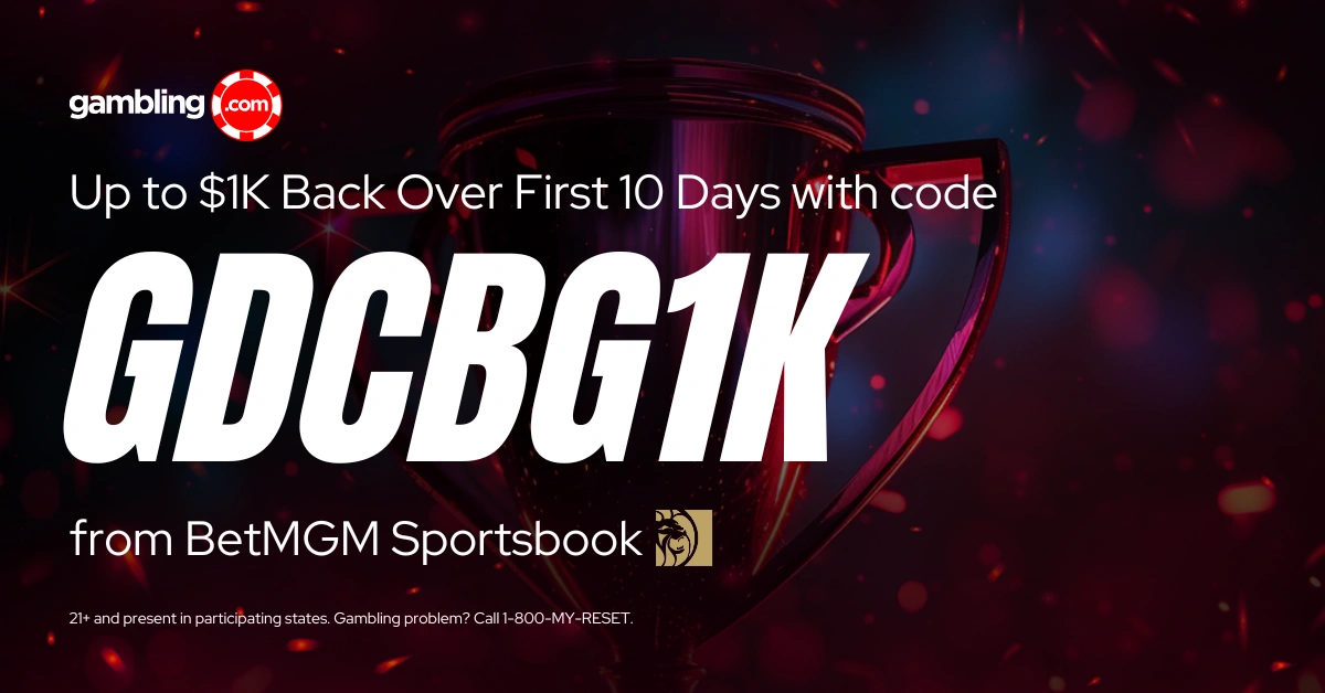 BetMGM Bonus Code GDCBG1K: Get Up to $1,000 in No Sweat Tokens Over 10 Days