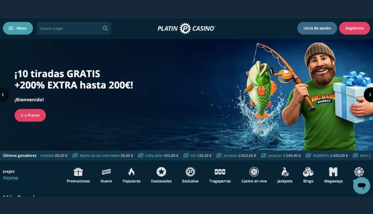Bono de Bienvenida Platincasino
