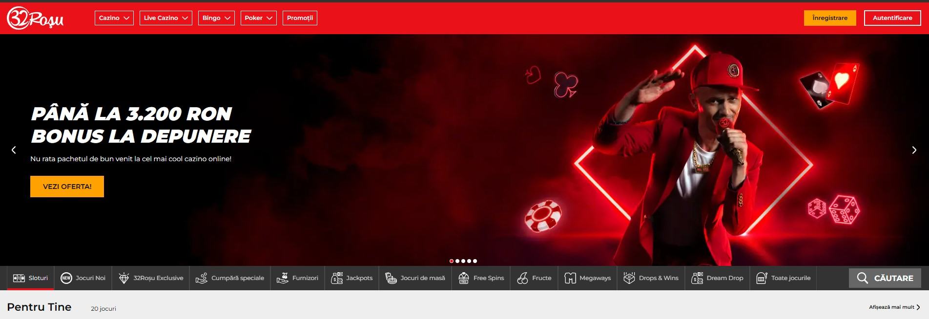 Bonus bun venit 32 rosu