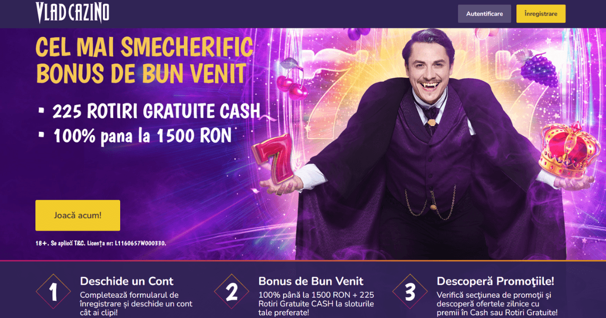 Vlad Cazino bonus de bun venit 2026