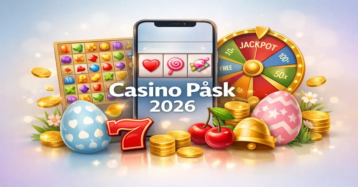 Casino påsk 2026: 5 casinon och 5 slots att spela under påsken