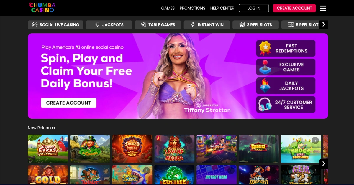 Top 5 Social Casinos Like Chumba