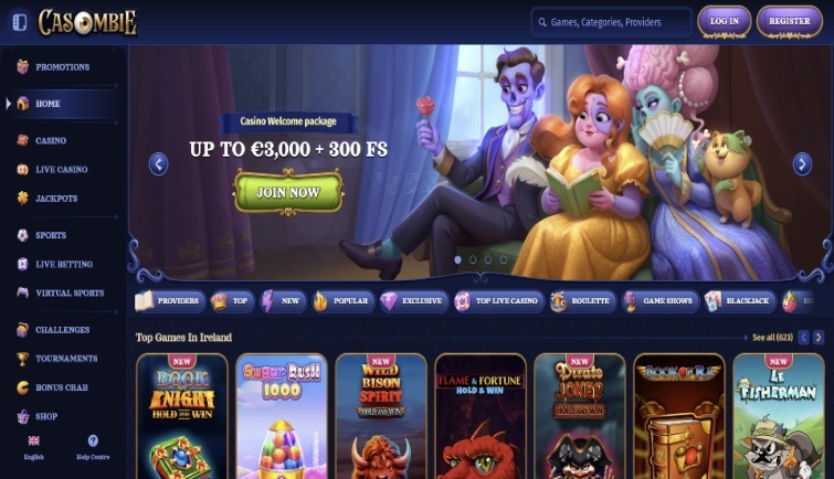 Casombie casino login