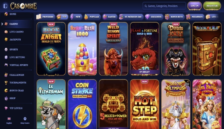 Casombie casino login