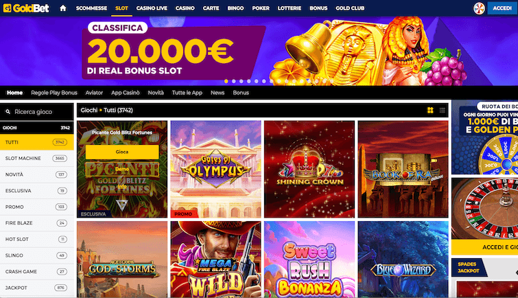 Goldbet accedi