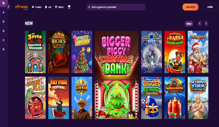 Hotwin casino homepage