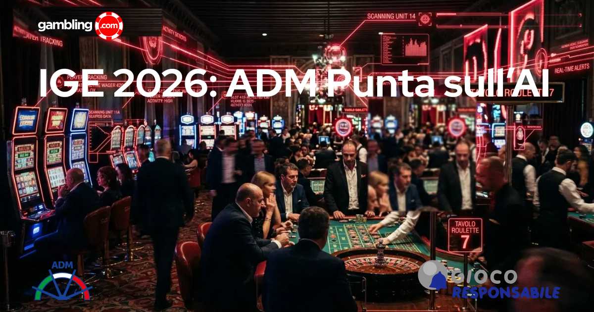 ADM punta sull'intelligenza artificiale per rilevare il gioco problematico: le novita dall'IGE 2026