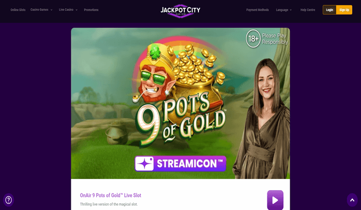 Jackpot city slots