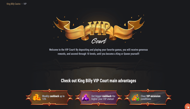 King billy casino app