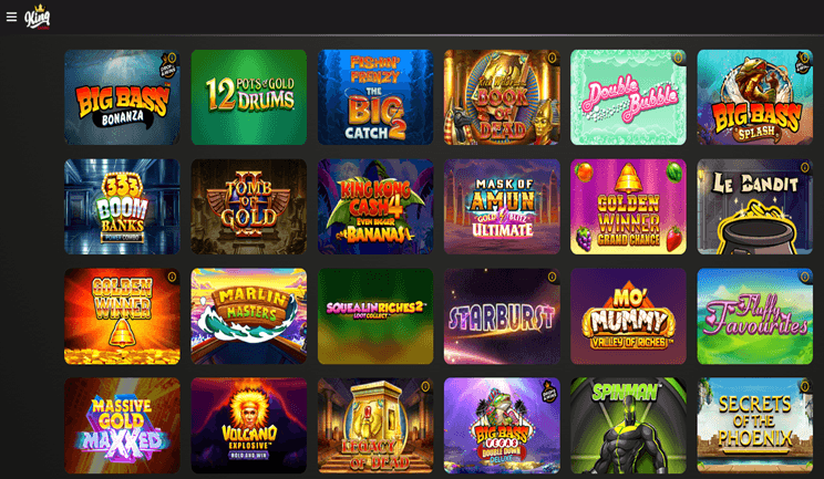 King casino online login