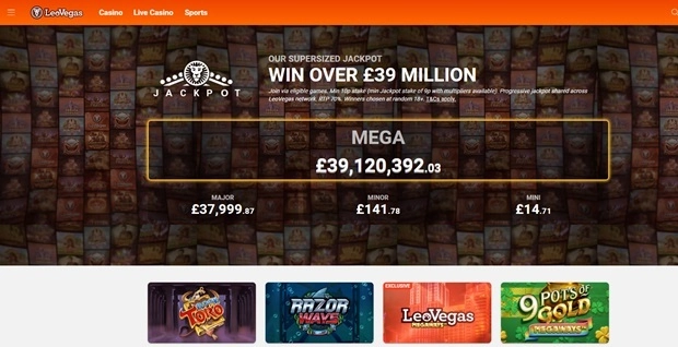 LeoVegas Casino Online