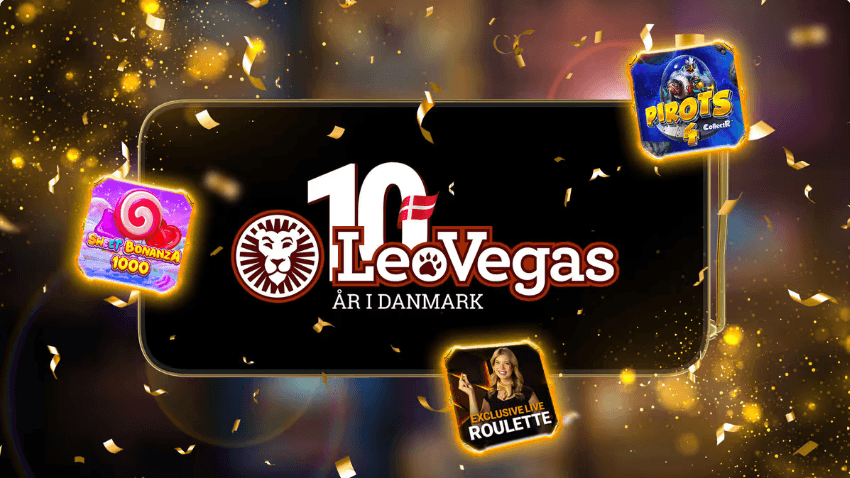 LeoVegas fejrer 10 år på det danske marked