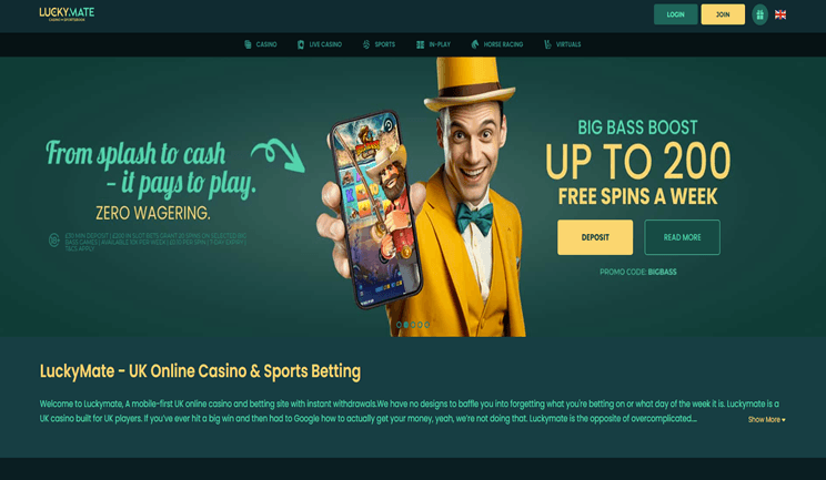 Lucky pays casino online