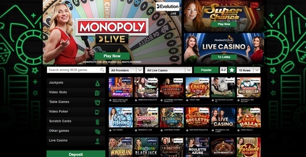 Mr Vegas Casino - Live Casino