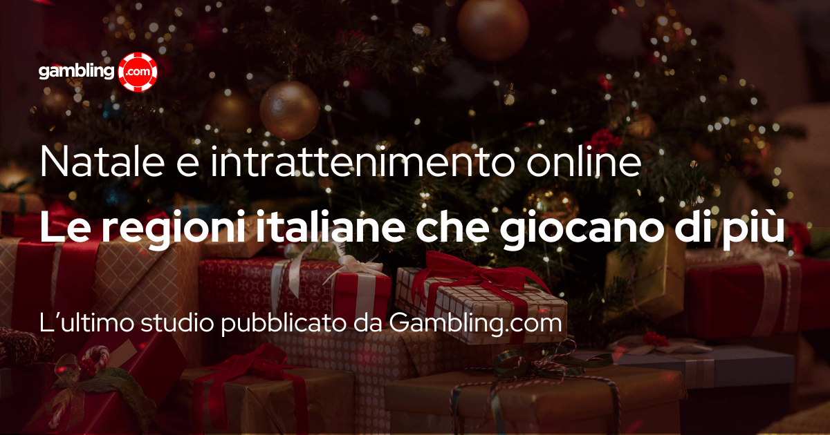 Natale e gioco online: la geografia (insolita) dell’Italia che cerca di più