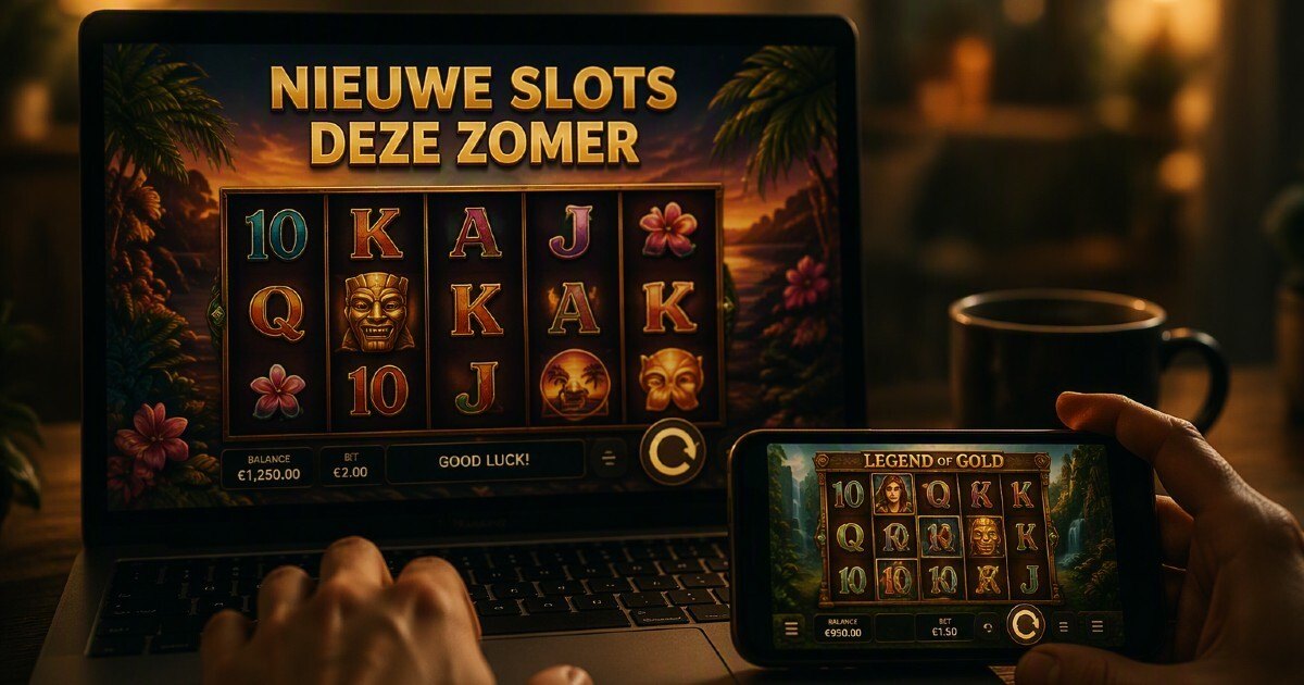 Nieuwe slots zomer 2026: Pragmatic, Hacksaw, Nolimit City en Play'n GO
