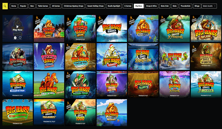 Big Bass Splash Slot Game at NRB Casino