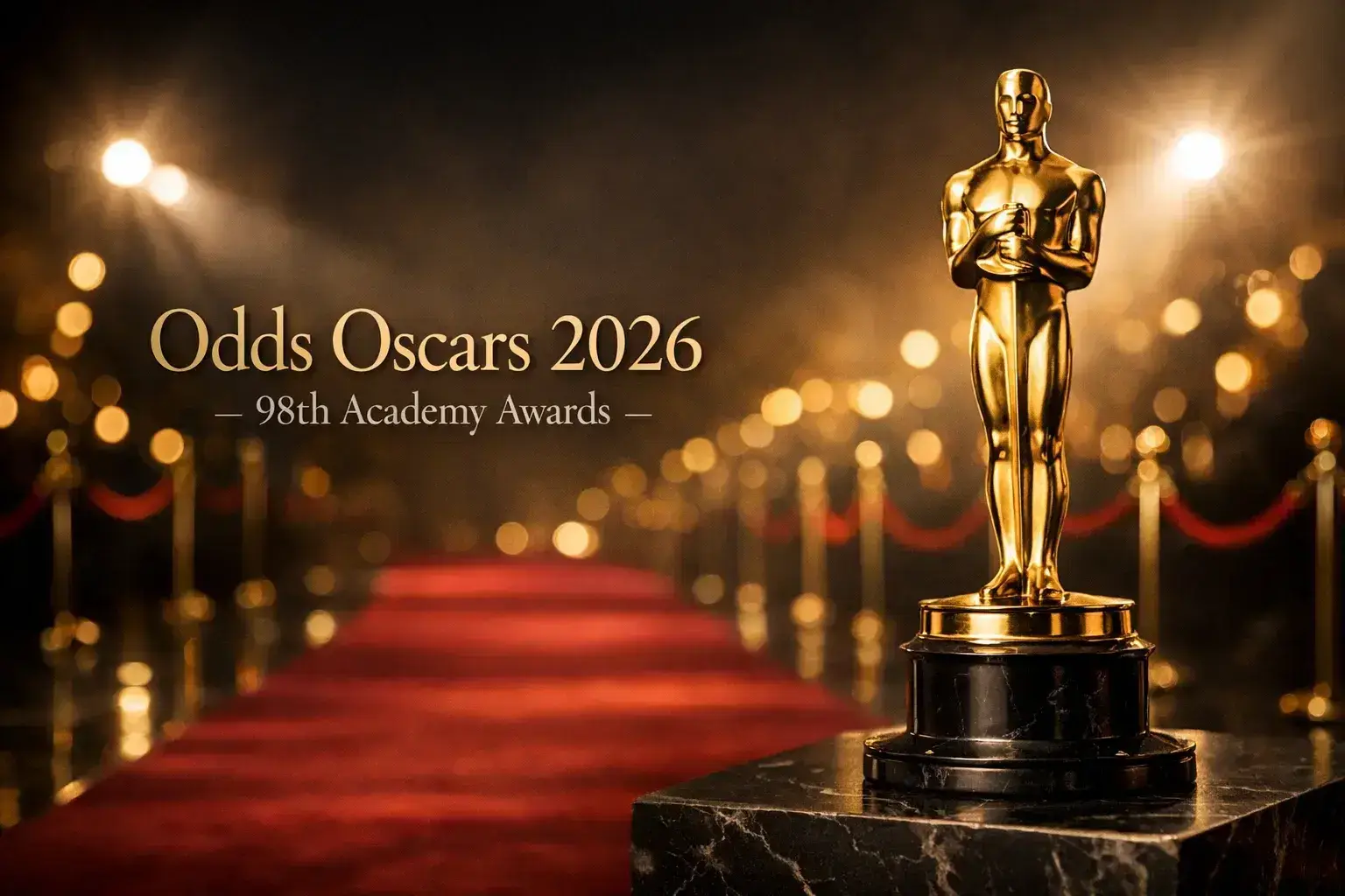 Oscarsgalan 2026 - bettting och odds tips