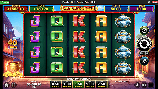 Panda's Gold Golden Coins Link 675