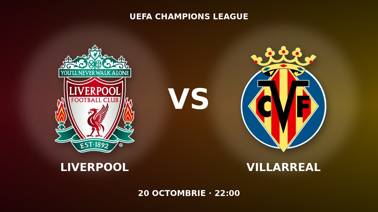 Pariuri Liverpool - Villarreal, ponturi Liga Campionilor 20 octombrie 2026