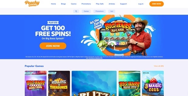 Peachy Games Casino Site for Instant Payouts