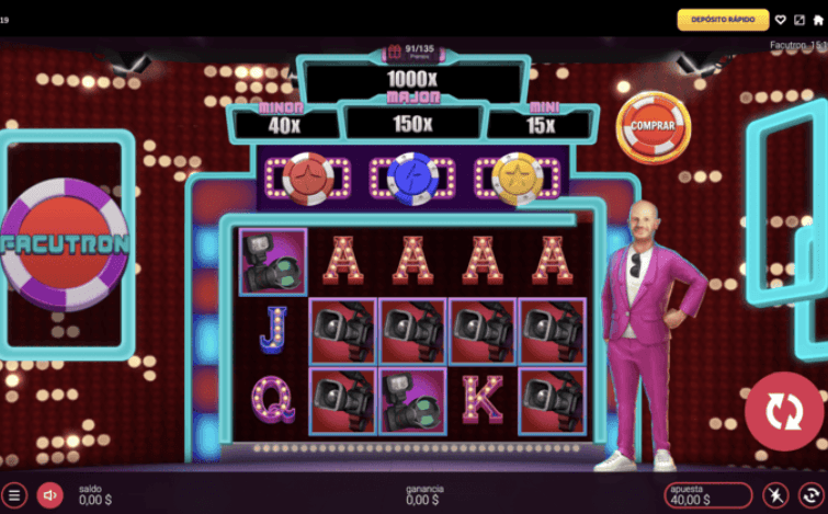 Juego de tragamonedas Facutron en Playuzu casino