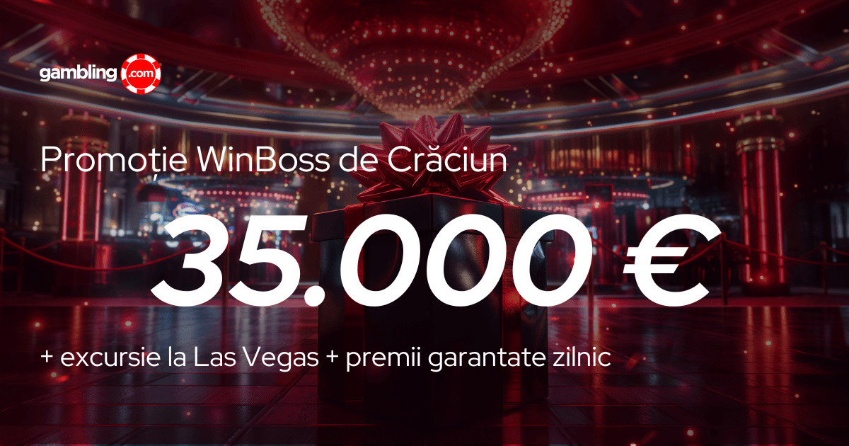 WinBoss lansează mega-campania de Crăciun: vacanță în Las Vegas și premii CASH de 35.000 €